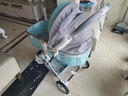 HEGERBABY高端婴儿车0-3岁用折叠可坐可躺带减震新生儿宝宝高景观婴儿车 荷绿【新升级顶配款】 实拍图
