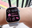 Apple/苹果 Watch Series 10 智能手表GPS款42毫米玫瑰金色铝金属表壳淡桃粉色运动型表带S/M MX1R3CH/B 实拍图