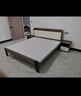 耿爱浩轩床实木床双人床单人床软包现代简约主卧大床民宿床 床+20cm弹簧乳胶床垫+床头柜*2 1.8*2米 实拍图