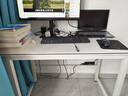 新颜值主义电脑桌电竞桌实木书桌家用台式办公桌学习桌写字桌工作台长条桌子 【22MM特厚面板】100*60cm白色 实拍图