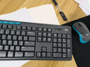 罗技（Logitech）MK275 键鼠套装 无线键鼠套装 办公键鼠套装 全尺寸 商务键鼠套装 带无线2.4G接收器 黑蓝色 实拍图