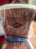 美佳朗阳台休闲椅子藤椅凳子靠背扶手家用80岁老人椅庭院工厂手工编织椅 仿古色 1把圆线加固椅子 承重500斤 实拍图