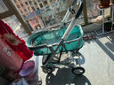 逗逗熊高景观婴儿推车两用避震轻便儿童车推车可折叠宝宝可坐可躺BB车 豪华荷绿+坐躺+减震+折叠 实拍图