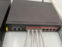 keepLINK千兆10口标准云网管POE供电交换机120W摄像头监控网络分线转换器AI智能分流交换器208GP 实拍图