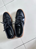 百丽舒适牛皮休闲男鞋秋季商场同款复古德训鞋52022CM0 黑色 44 (270mm) 实拍图