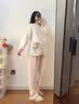 9i9月子服冬加绒加厚孕妇哺乳睡衣产妇家居服家居服两件套A126 实拍图