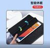CangHua iPad9/8/7代保护套10.2英寸 2021/2020/2019款苹果平板电脑第九代保护壳三折支架防摔软壳皮套黑 实拍图