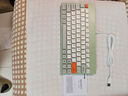 B.O.W航世（BOW）K620U有线键盘 办公键盘 超薄便携键盘 79键 台式笔记本巧克力按键小键盘 橙灰绿 实拍图