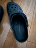 卡骆驰（CROCS）洞洞鞋贝雅男鞋女鞋轻便耐磨一脚蹬拖鞋休闲鞋|10126 【预售】黑色-001 41 /42(260mm) 实拍图