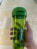 特百惠（Tupperware）茶韵500ML塑料杯男女士学生夏季运动水杯子户外便携大容量 青苔绿 实拍图