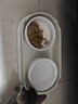 华元宠具（hoopet）猫碗陶瓷双碗狗狗饭盆猫咪食盆喂食器猫粮盆喝水碗防打翻宠物用品 实拍图