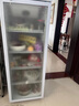 新飞（frestec）展示柜冷藏保鲜柜酒水饮料冰柜双开门冷藏柜酒店冷藏保鲜柜超市直冷玻璃门风冷无霜冰箱立式冷柜 大单门蓝白400L【4D风冷无霜】5层 实拍图