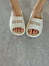 牧童儿童拖鞋夏季家居鞋室内软底浴室男女童亲子凉拖鞋 椰奶白 210 实拍图