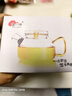 锦格玻璃茶壶泡茶壶侧把茶壶功夫茶具耐高温加厚茶壶过滤耐热全玻璃壶 玻璃小壶H21绿中号：250ML 实拍图