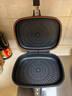 HAPPYCALL韩国进口钛酷炫双面煎烤锅家用厨房平底不粘煎锅早餐煎蛋锅少油烟 双面不粘-翻转不漏油 实拍图