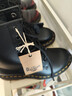 马丁博士（Dr.Martens）1460 W英伦女款早秋经典款通勤光面皮黑色马丁靴 黑色 36 建议拍大一码 实拍图