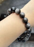 蔓笙手串男盘玩黑曜石手链男士潮流时尚简约学生手环百搭男生手把件 12mm 实拍图