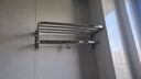 卡贝（cobbe）毛巾架304不锈钢免打孔浴室卫生间置物架浴巾架墙上厕所五金挂件 【福利款】标配毛巾杆60cm（免钉/打孔） 实拍图