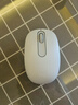 罗技（Logitech）M196 无线蓝牙鼠标 办公鼠标 笔记本商务办公家用 小巧便携 对称手型 珍珠白 实拍图