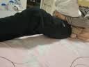 灯芯绒裤子男士秋冬款宽松大码束脚裤加绒长裤秋季运动休闲卫裤男 潮社坊-K123黑色 加绒 高质量款 L （建议105-120斤以内） 实拍图