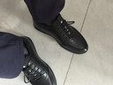蜘蛛王 SPIDER KING 休闲皮鞋男运动鞋男士商务系带软皮鞋子男 213QA02135 黑色（加绒） 40 实拍图