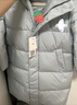 优衣库童装男童女童羽绒大衣/外套夹克保暖厚衣服473308 61 水蓝色 120 实拍图