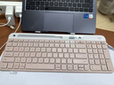 罗技（Logitech）时尚系列 K580 键盘 蓝牙键盘 办公键盘 无线键盘 便携超薄键盘 笔记本键盘 平板键盘  茱萸粉 实拍图