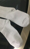 浪莎3双秋冬小腿袜女士袜子女日系学生棉袜防掉长筒袜外穿白色高筒袜 实拍图