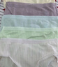 FitonTon5条装内裤女纯棉抗菌100%棉裆无痕中腰甜美少女生三角短裤 实拍图