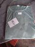 运动冰丝短袖T恤长袖男网眼透气速干衣冰感大码运动沙滩上衣SJ 浅灰色 3XL 实拍图