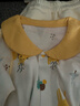 舒贝怡2件装婴儿衣服新生儿连体衣满月宝宝周岁哈衣薄纯棉爬服黄色 73 实拍图
