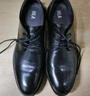 海澜之家HLA皮鞋男士商务休闲秋冬德比正装鞋子男H135/H171 黑色45 实拍图
