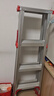 齐鲁安然 加固铝合金梯子 双侧折叠梯 人字梯 工程梯 库房 装修梯具 加厚 150CM 实拍图