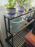 斯朴洛特2024新款花架可移动带轮置物架阶梯客厅落地式多层花架子阳台室外 三层黑架120长 实拍图