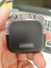 联想（Lenovo）【热销爆款】小彩盒智能触屏蓝牙耳机半入耳式降噪运动游戏低延迟适配华为小米生日礼物 lp70PRO黑 实拍图