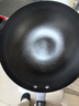 爱仕达（ASD） 炒锅精铁不易锈健康无涂层铁炒锅家用厨房炒菜锅 煤燃气明火通用 精铁炒锅丨带盖丨 32cm 实拍图
