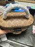 COACH蔻驰女包奢侈品大牌轻奢女士包包斜挎手提包盒子包 卡其色CBR31IMY7H 实拍图