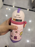 babycare儿童保温杯婴儿吸管水杯水壶不锈钢保温杯上学450ml-新旧款混发 实拍图