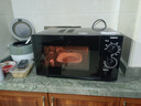 格兰仕（Galanz）微波炉光波炉蒸烤箱一体机 不锈钢内胆 家用平板式23升大容量速热 简易旋钮操作G80F23SP-M8(S0) 黑色 实拍图