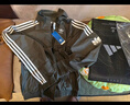 adidas情侣款复古风梭织立领夹克外套男女秋季阿迪达斯官方三叶草   深灰   XS 实拍图