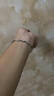 芯奢钛钢男士手链潮流简约莫比乌斯男生手环小众设计菱形学生情侣手链 扭曲手链 实拍图