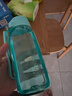 特百惠（Tupperware）乐趣550ML塑料杯夏季男女学生便携运动水杯子大容量双饮口 碧海蓝 实拍图