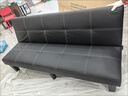 柚公馆沙发床可折叠两用多功能小户型门店办公室2米客厅三人沙发床速发 长度2米 s款宽1.2米 黑色 实拍图
