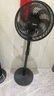 美的（Midea）【超级单品】七叶轻音立式电风扇家用柔风落地扇台式桌面小型风扇大风量节能摇头宿舍电扇 SAF30AB 实拍图