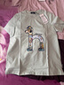 哈吉斯（HAZZYS）男女童T恤夏季新款轻薄弹力经典舒适短袖圆领衫 本白 130 实拍图