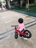 贝趣儿童平衡车1-3-6-12岁宝宝滑步车无脚踏小孩自行车男孩两轮滑行车 发泡轮 12寸 红色 适合身高80-100cm 2-5岁幼儿女孩圣诞节新年礼物 实拍图