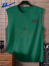 回力（Warrior）美式背心男夏季纯棉无袖运动健身砍袖宽松复古潮牌青少年篮球上衣 实拍图