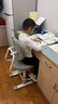 益威（EIEV）儿童学习椅可升降学生椅子儿童写字椅儿童小学生座椅电脑椅可调节 升降脚踏+9cm追背+手摇标准款-灰 实拍图