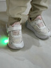 百丽童鞋女童闪灯鞋运动亮灯鞋25年秋季新款学步鞋发光鞋白色/粉色26 实拍图