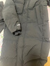 鸭鸭（YAYA）王一博同款冰壳羽绒服女长款过膝冬季新款时尚情侣男女泡芙外套HY 青光黑色（冰壳2.0男女同款） S (165) 实拍图